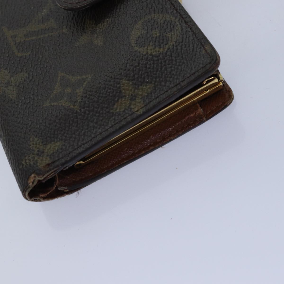 LOUIS VUITTON Monogram Damier Ebene Wallet 8Set LV Auth ar11896