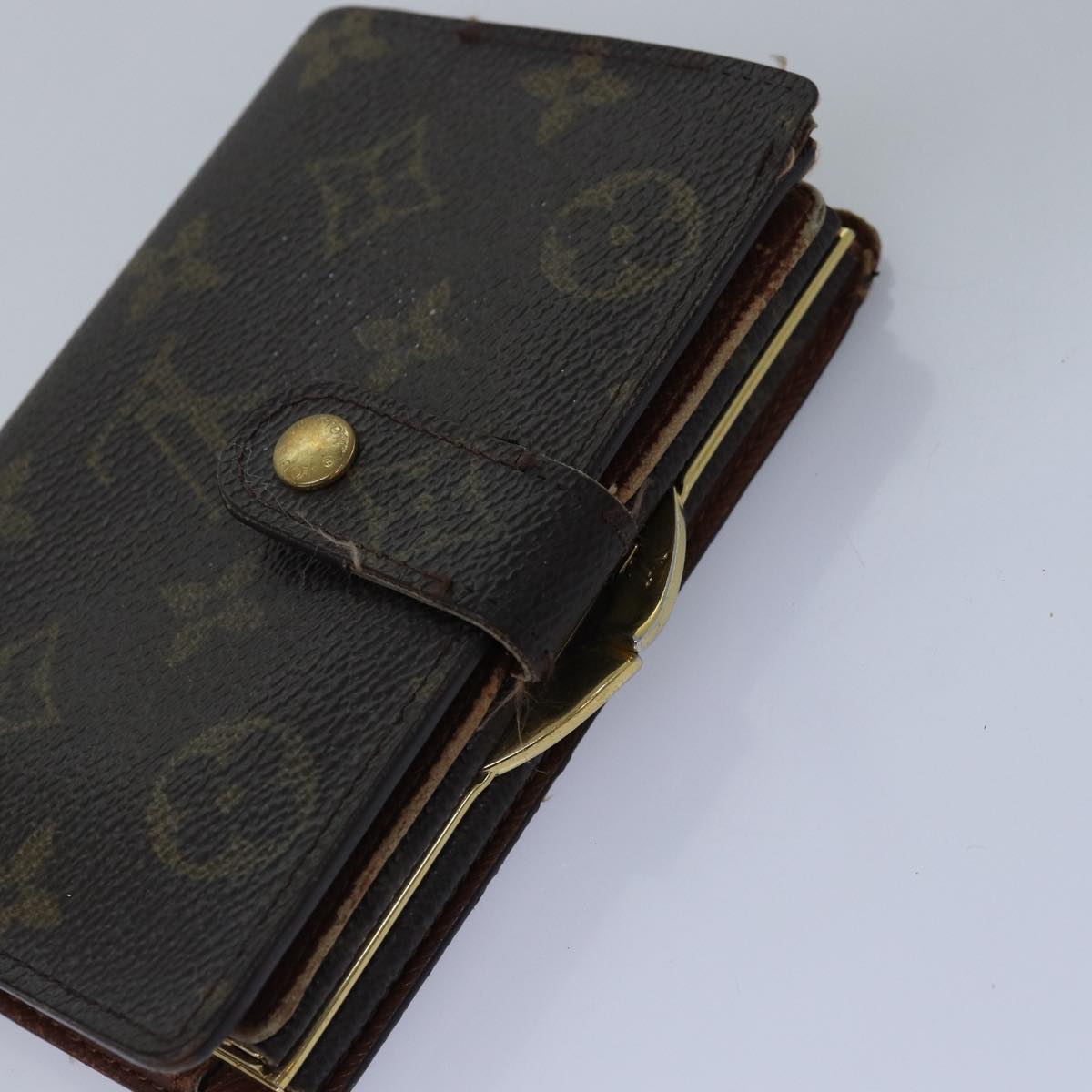 LOUIS VUITTON Monogram Damier Ebene Wallet 8Set LV Auth ar11896