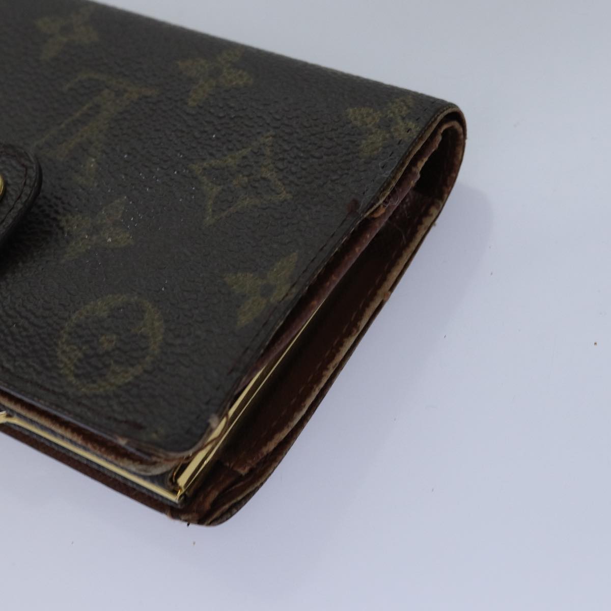 LOUIS VUITTON Monogram Damier Ebene Wallet 8Set LV Auth ar11896