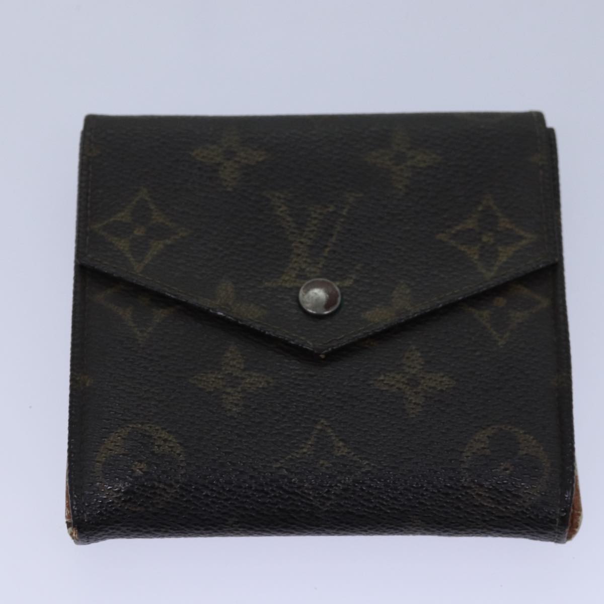 LOUIS VUITTON Monogram Damier Ebene Wallet 8Set LV Auth ar11896