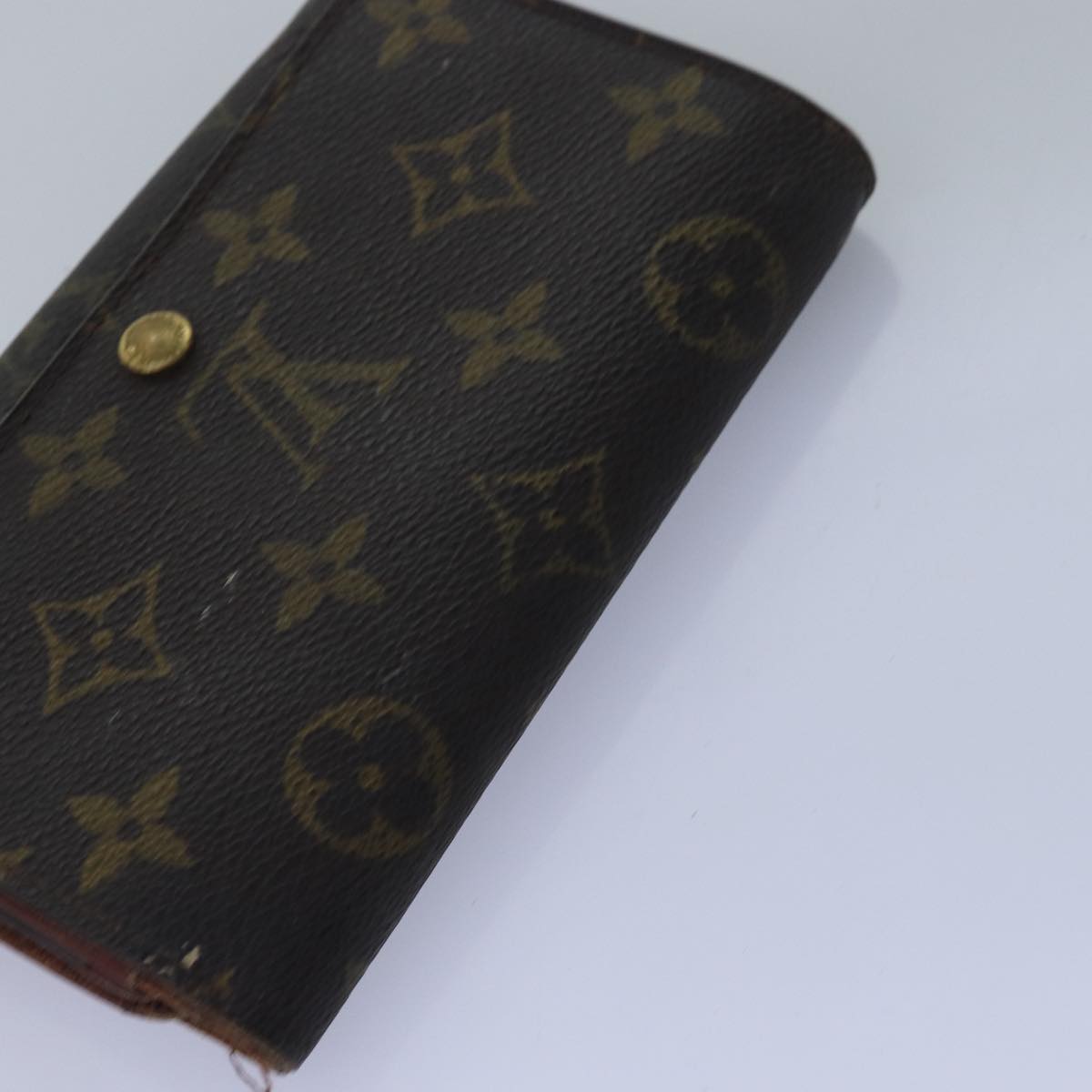 LOUIS VUITTON Monogram Damier Ebene Wallet 8Set LV Auth ar11896