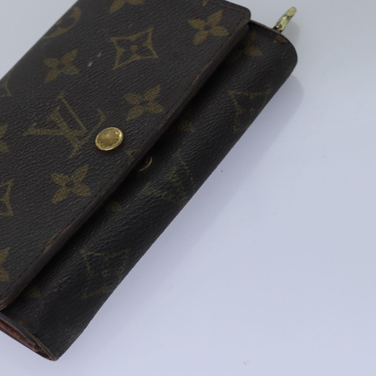 LOUIS VUITTON Monogram Damier Ebene Wallet 8Set LV Auth ar11896