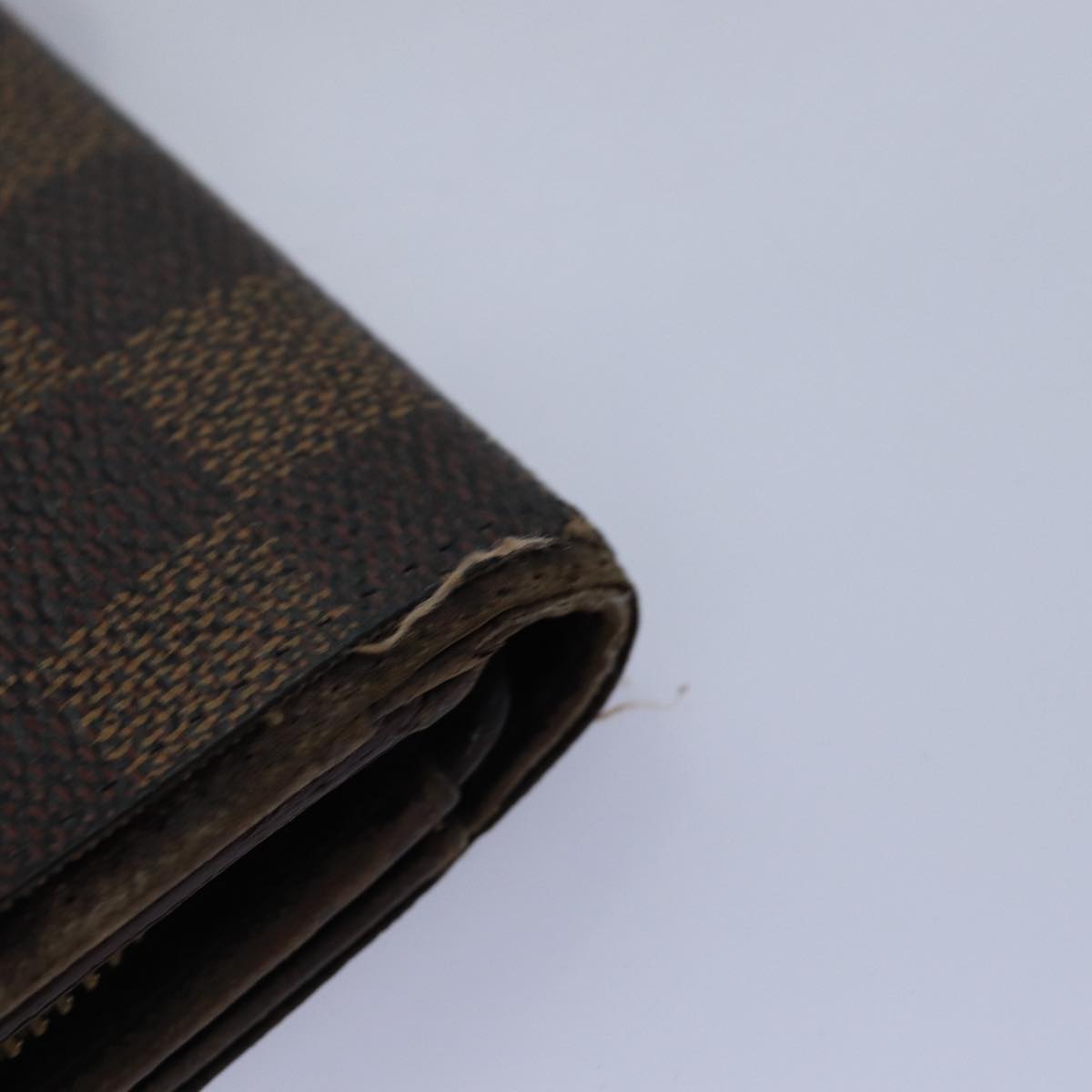 LOUIS VUITTON Monogram Damier Ebene Wallet 8Set LV Auth ar11896