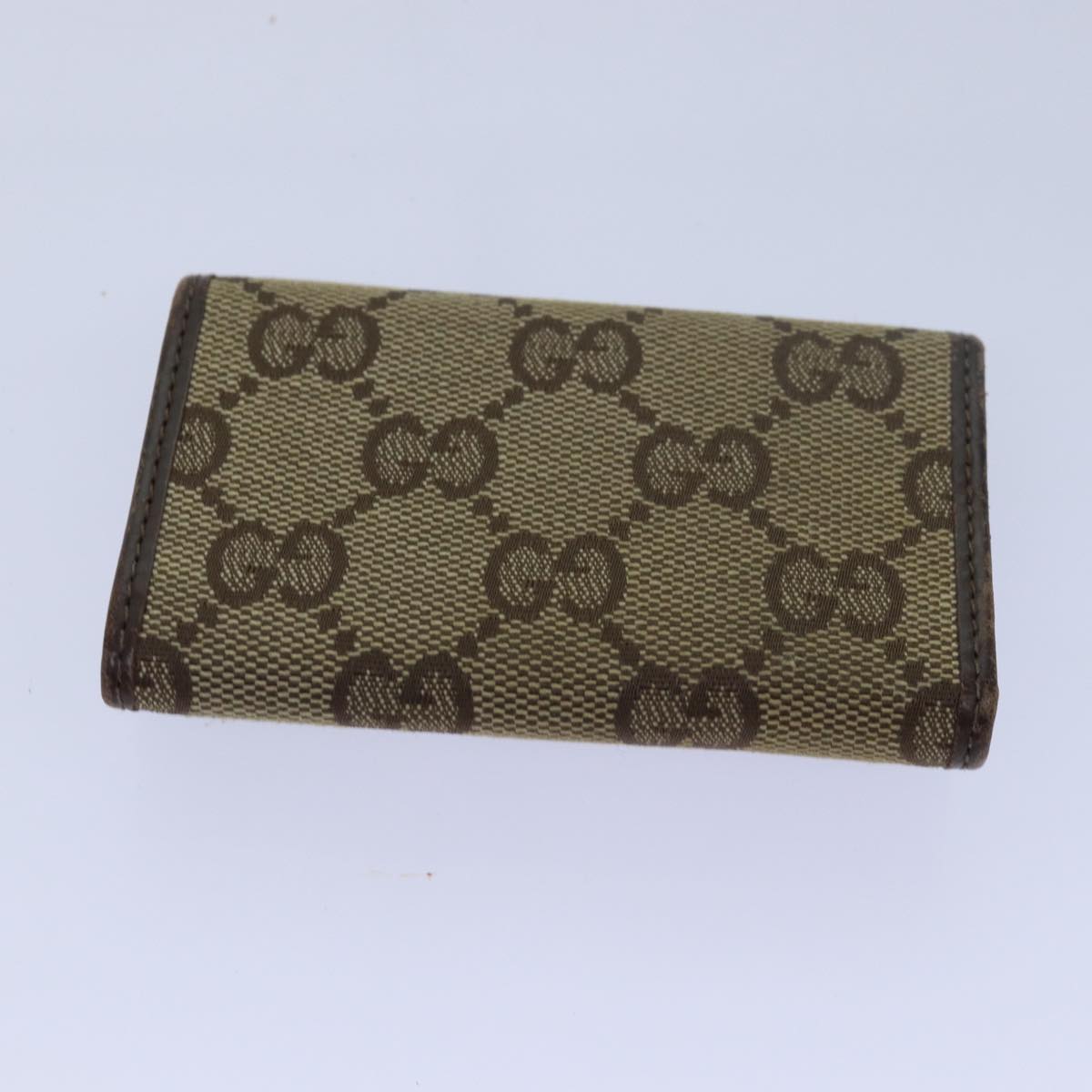 Christian Dior Gucci GG Canvas Belt Wallet 7Set Beige Black Auth ar11909