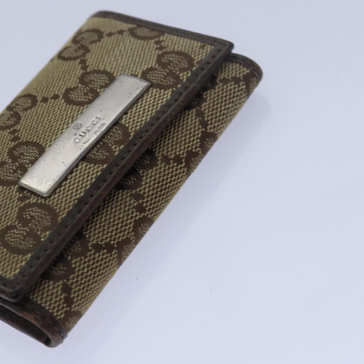 Christian Dior Gucci GG Canvas Belt Wallet 7Set Beige Black Auth ar11909