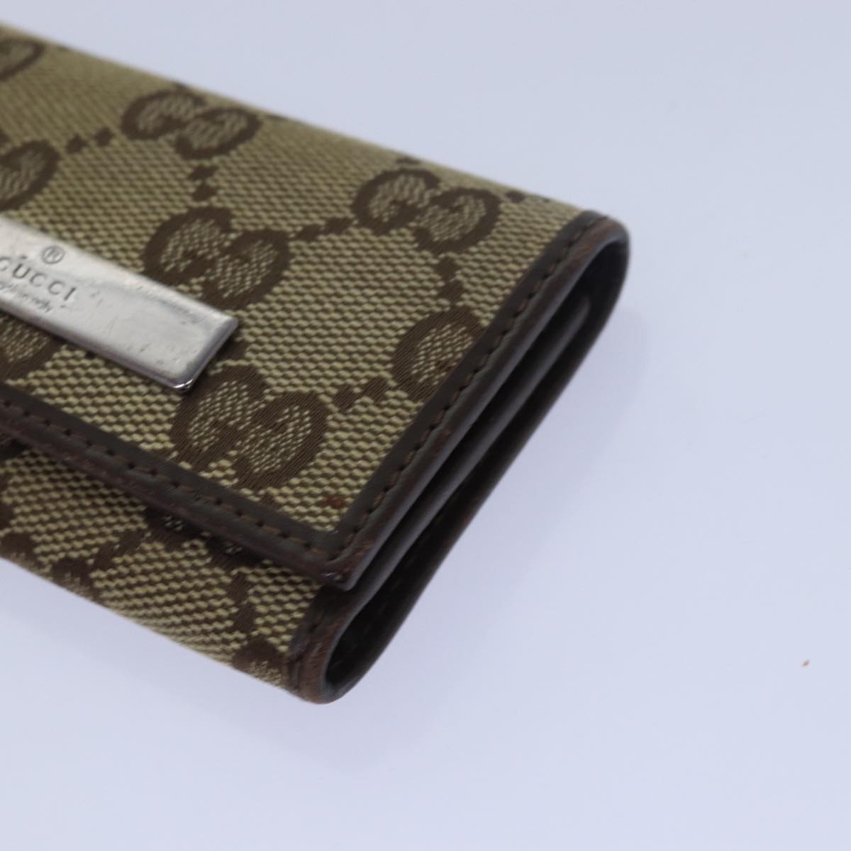 Christian Dior Gucci GG Canvas Belt Wallet 7Set Beige Black Auth ar11909