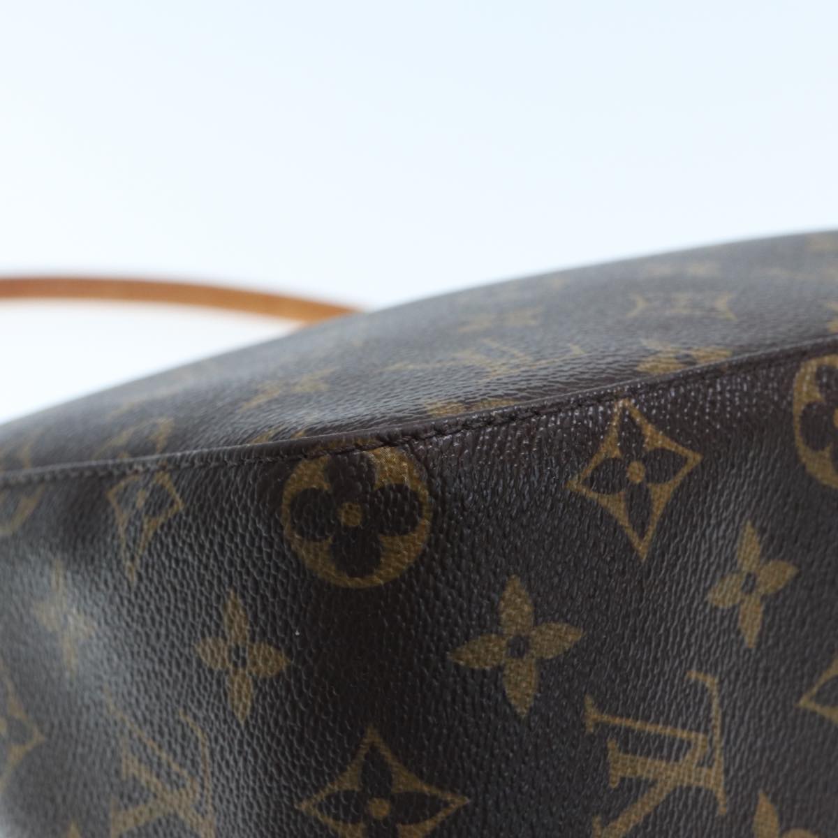 LOUIS VUITTON Monogram Looping MM Shoulder Bag M51146 LV Auth ar11919B