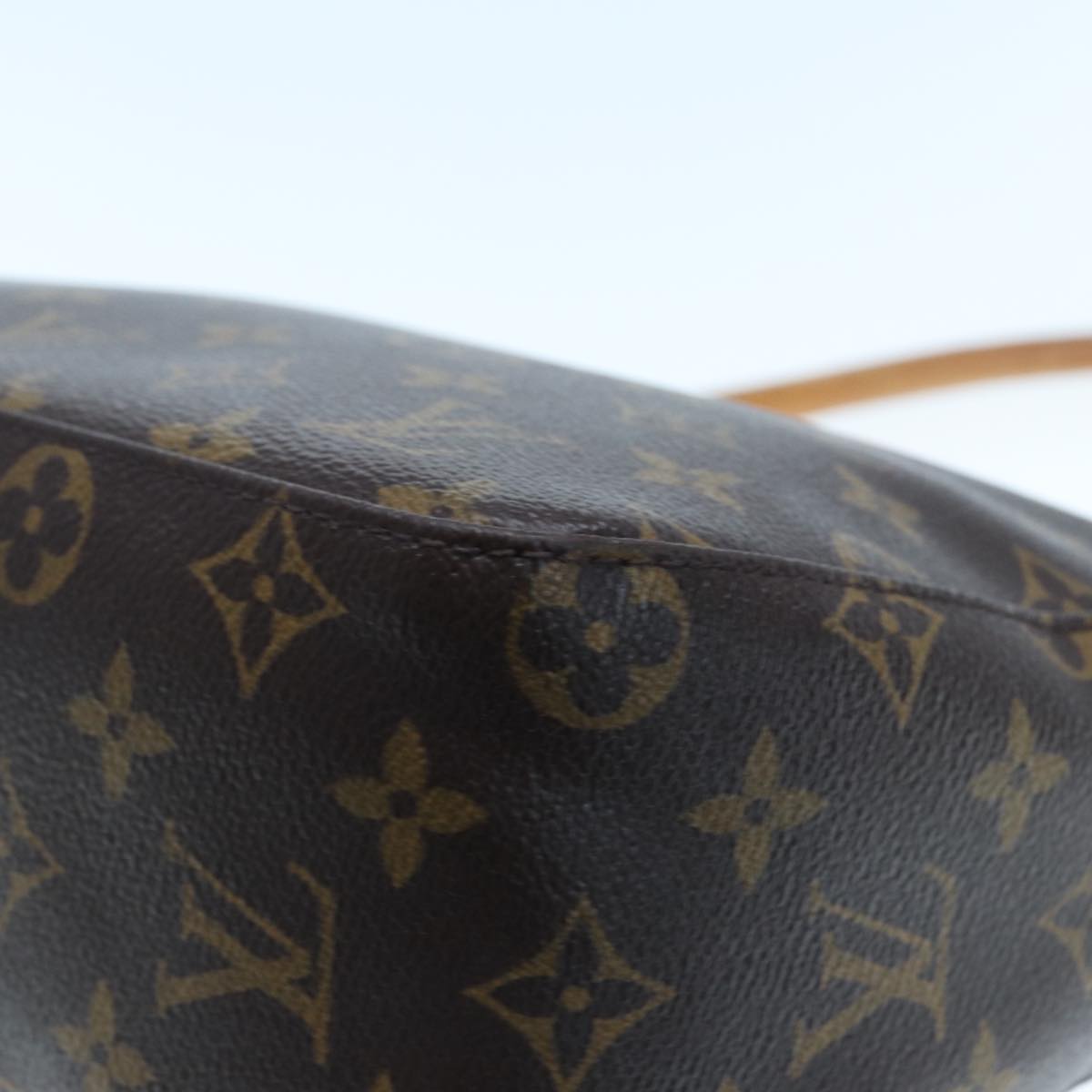 LOUIS VUITTON Monogram Looping MM Shoulder Bag M51146 LV Auth ar11919B