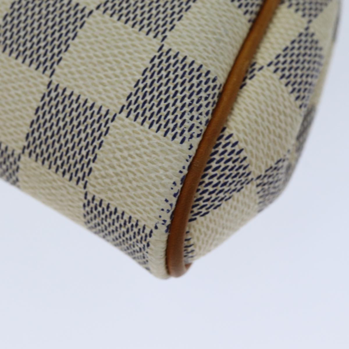 LOUIS VUITTON Damier Azur Eva Shoulder Bag 2way N55214 LV Auth ar11921B