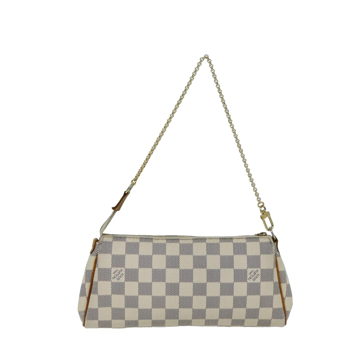 LOUIS VUITTON Damier Azur Eva Shoulder Bag 2way N55214 LV Auth ar11921B