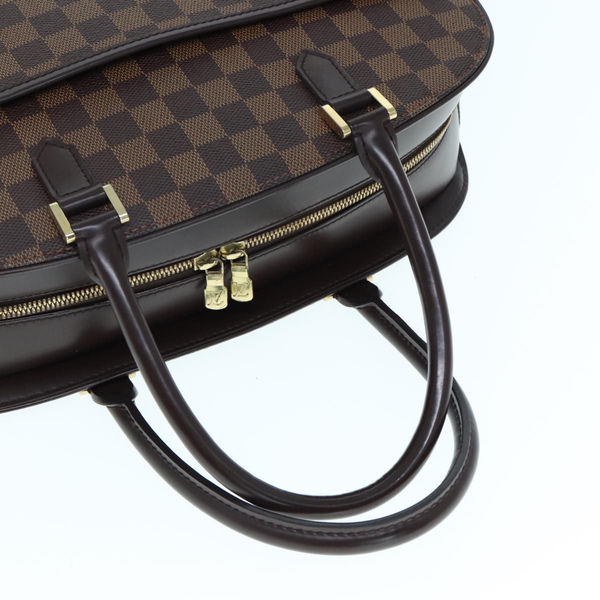 LOUIS VUITTON Damier Ebene Salia Horizont Hand Bag N51282 LV Auth ar11923B