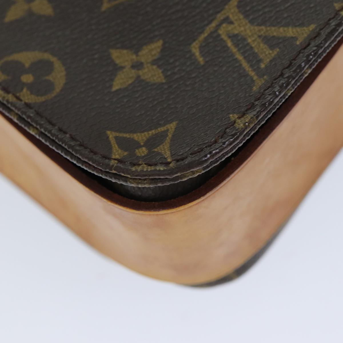 LOUIS VUITTON Monogram Cartouchiere GM Shoulder Bag M51252 LV Auth ar11943B