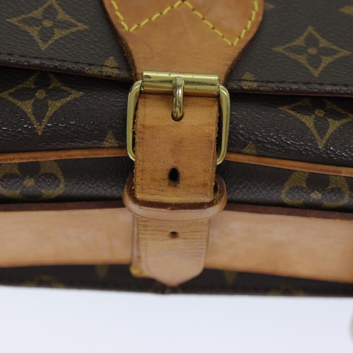 LOUIS VUITTON Monogram Cartouchiere GM Shoulder Bag M51252 LV Auth ar11943B