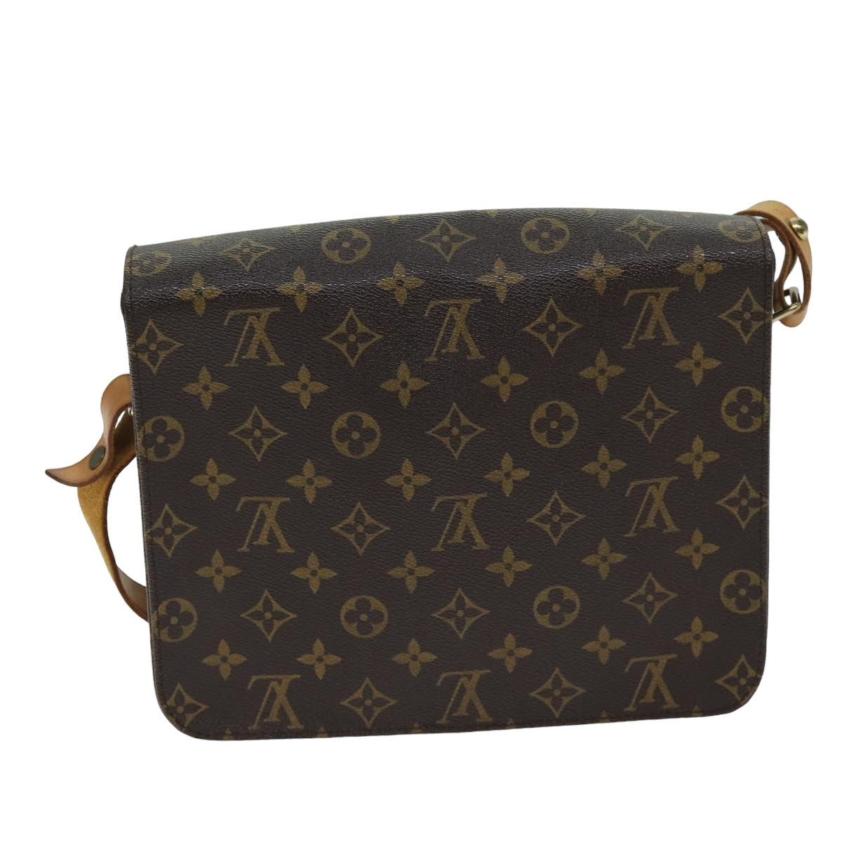 LOUIS VUITTON Monogram Cartouchiere GM Shoulder Bag M51252 LV Auth ar11943B