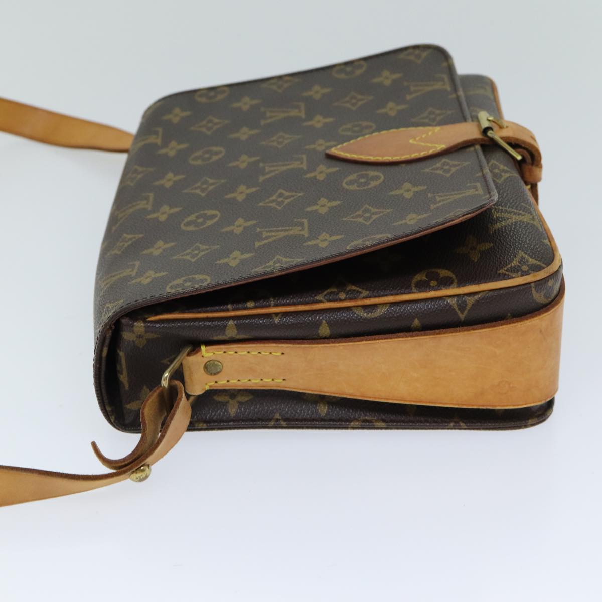 LOUIS VUITTON Monogram Cartouchiere GM Shoulder Bag M51252 LV Auth ar11943B