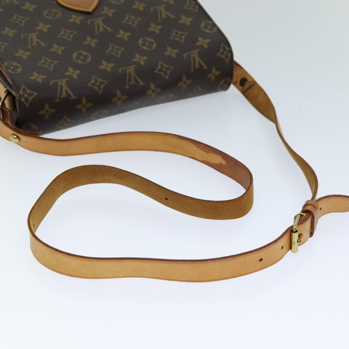 LOUIS VUITTON Monogram Cartouchiere GM Shoulder Bag M51252 LV Auth ar11943B