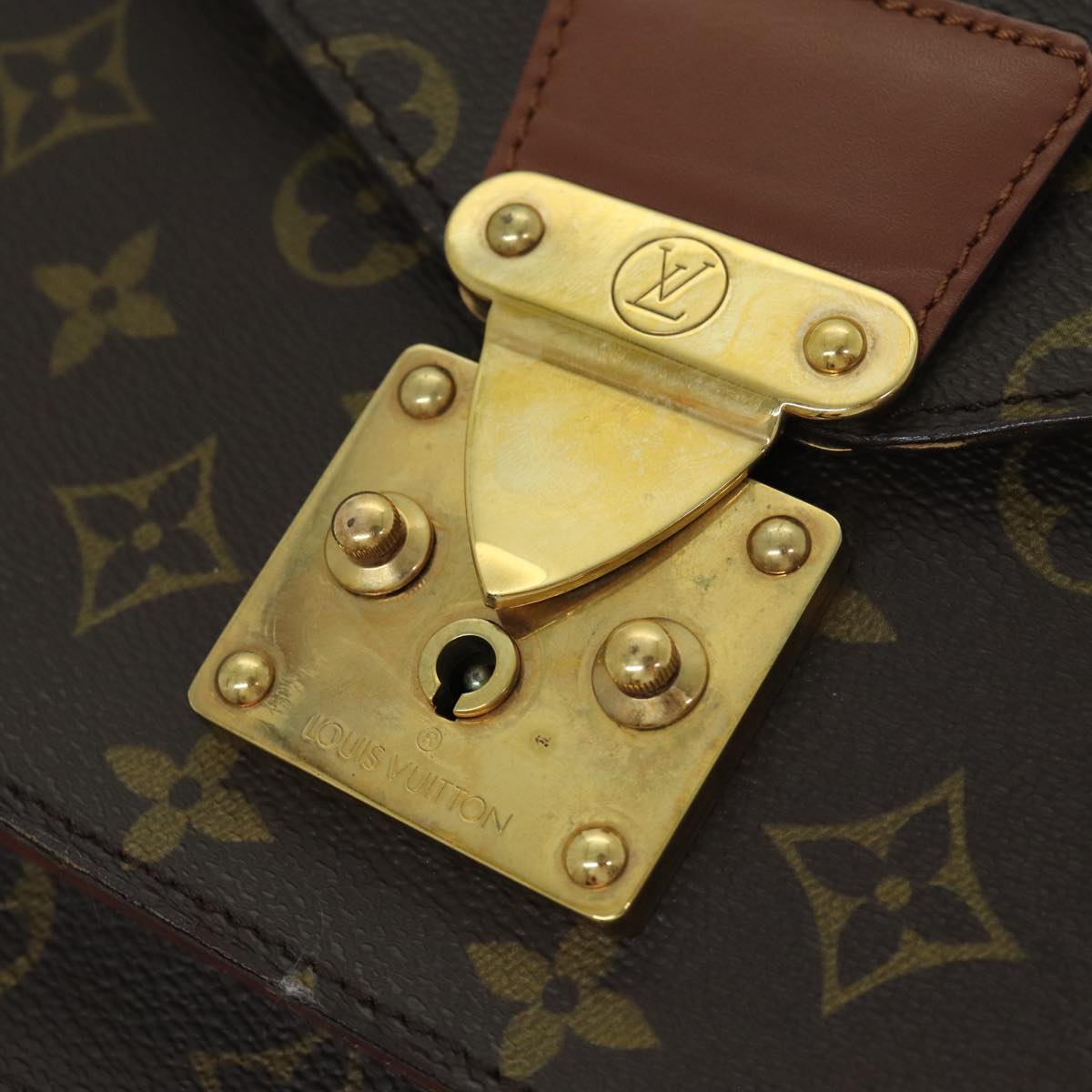 LOUIS VUITTON Monogram Monceau 28 Hand Bag 2way M51185 LV Auth ar11952B