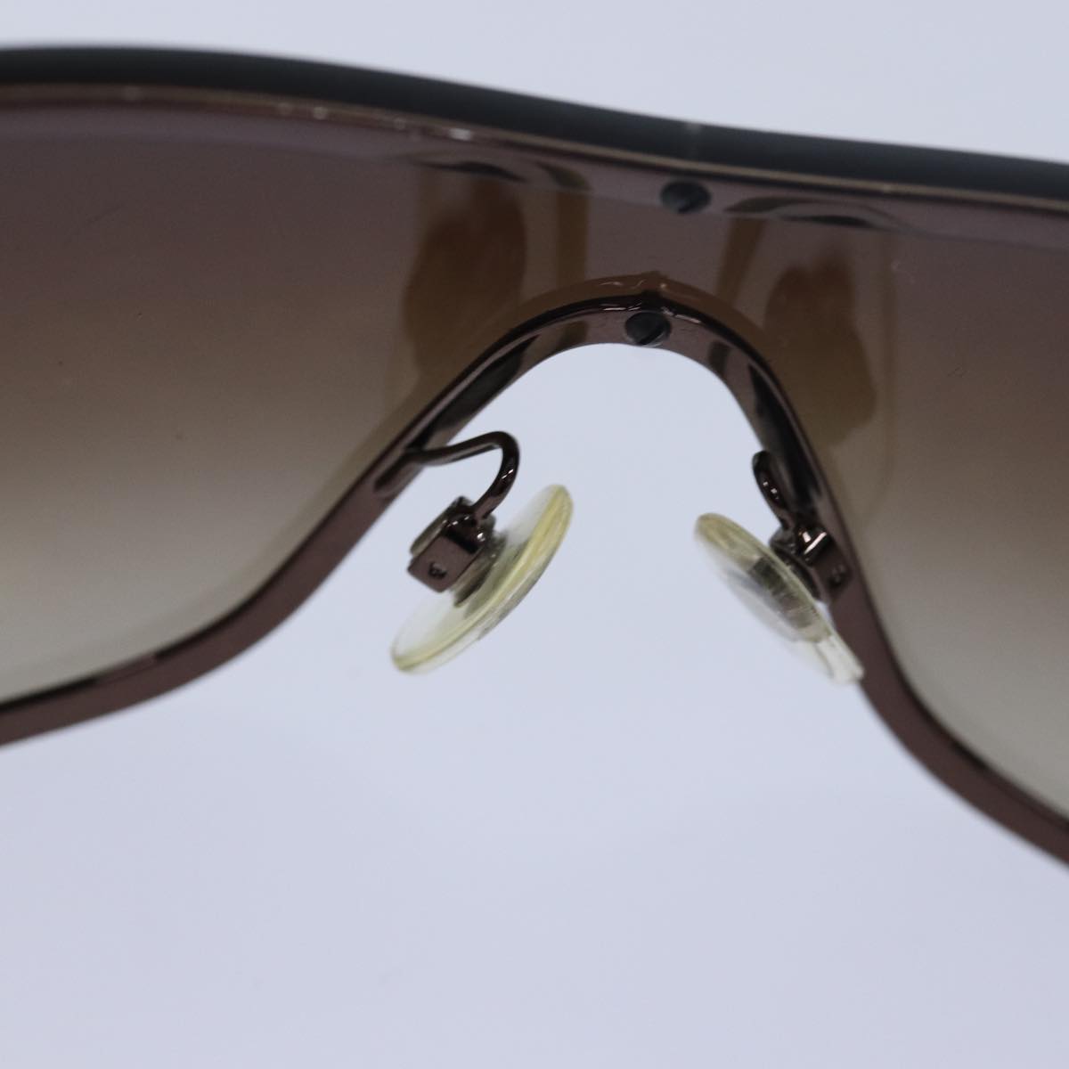 CHANEL Sunglasses plastic Brown CC Auth ar11960