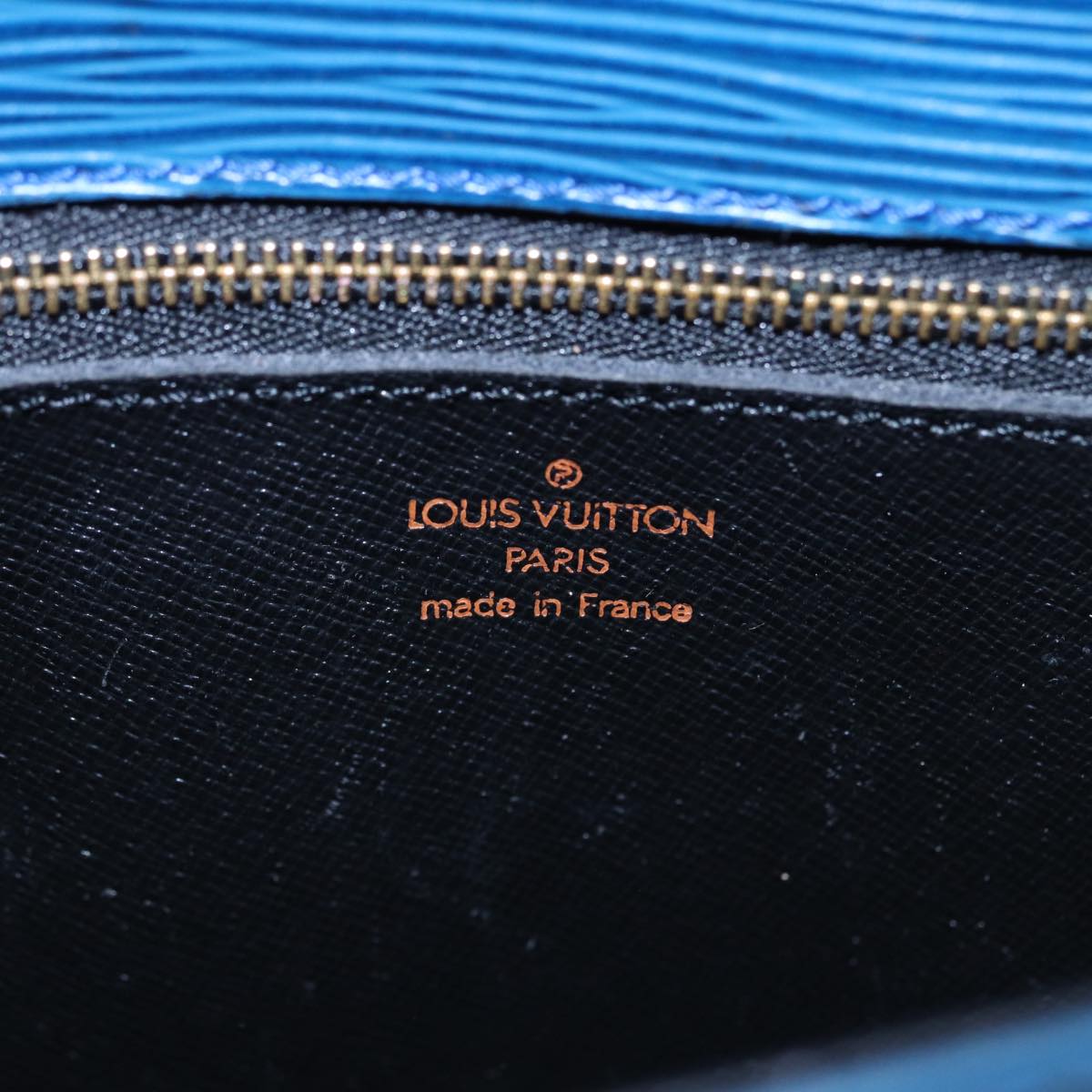 LOUIS VUITTON Epi Saint Cloud GM Shoulder Bag Toledo Blue M52195 LV Auth ar11991