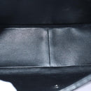 CHANEL Matelasse 30 Turn Lock Chain Bag Caviar Skin Black CC Auth ar11992AV-10