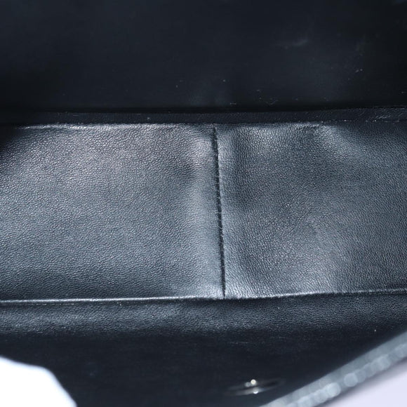 CHANEL Matelasse 30 Turn Lock Chain Bag Caviar Skin Black CC Auth ar11992AV