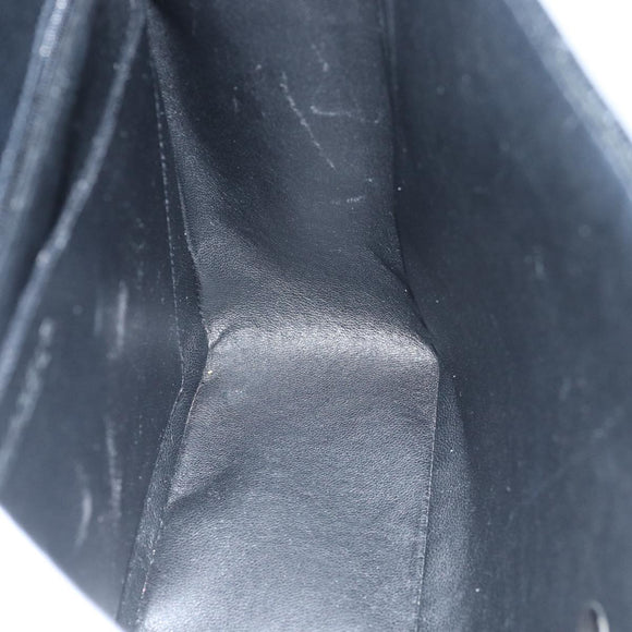 CHANEL Matelasse 30 Turn Lock Chain Bag Caviar Skin Black CC Auth ar11992AV