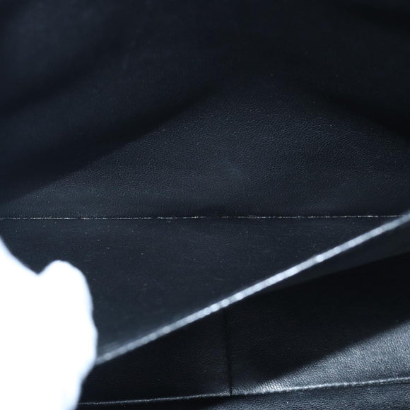 CHANEL Matelasse 30 Turn Lock Chain Bag Caviar Skin Black CC Auth ar11992AV