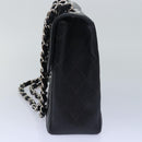 CHANEL Matelasse 30 Turn Lock Chain Bag Caviar Skin Black CC Auth ar11992AV-4