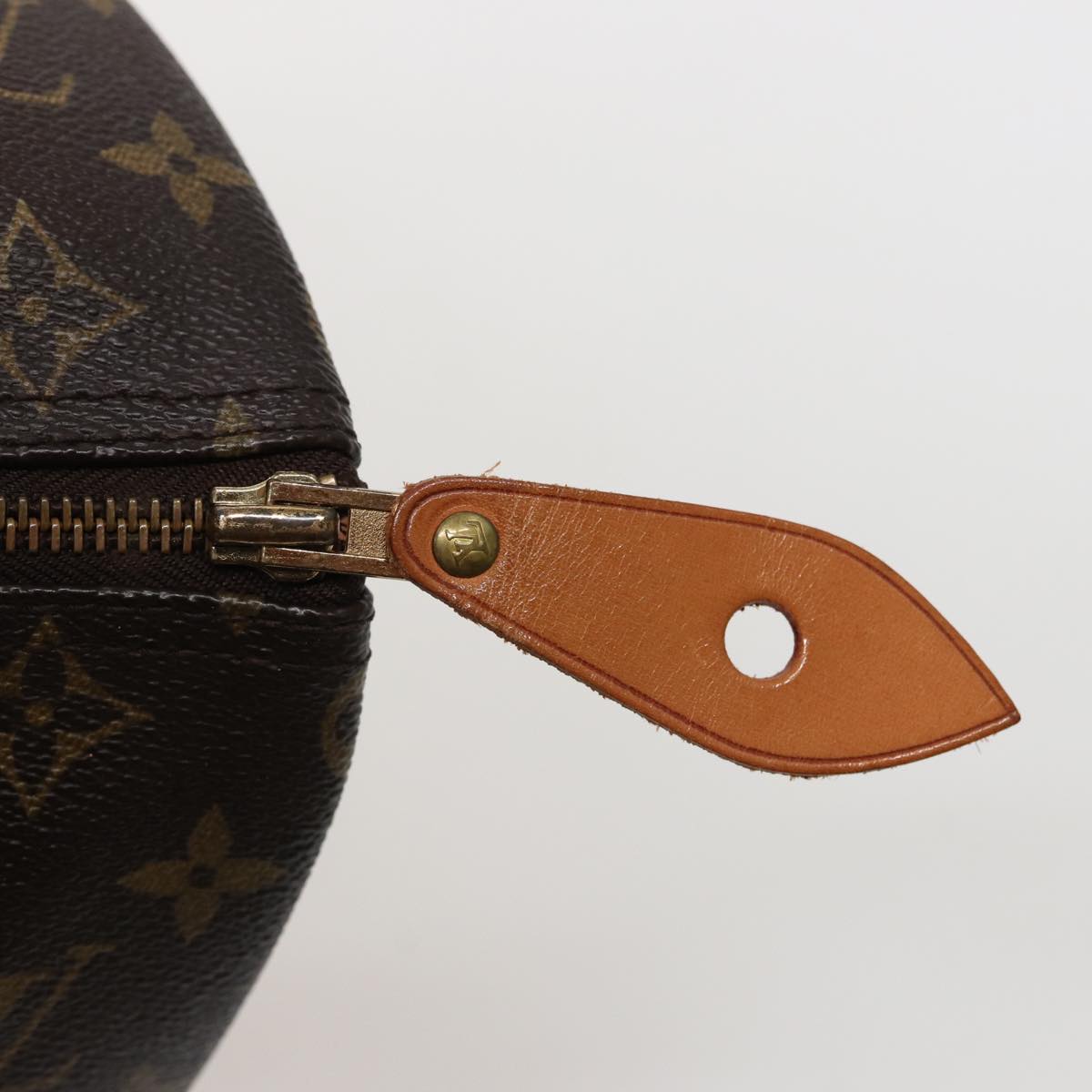 LOUIS VUITTON Monogram Speedy 30 Hand Bag M41526 LV Auth ar12005