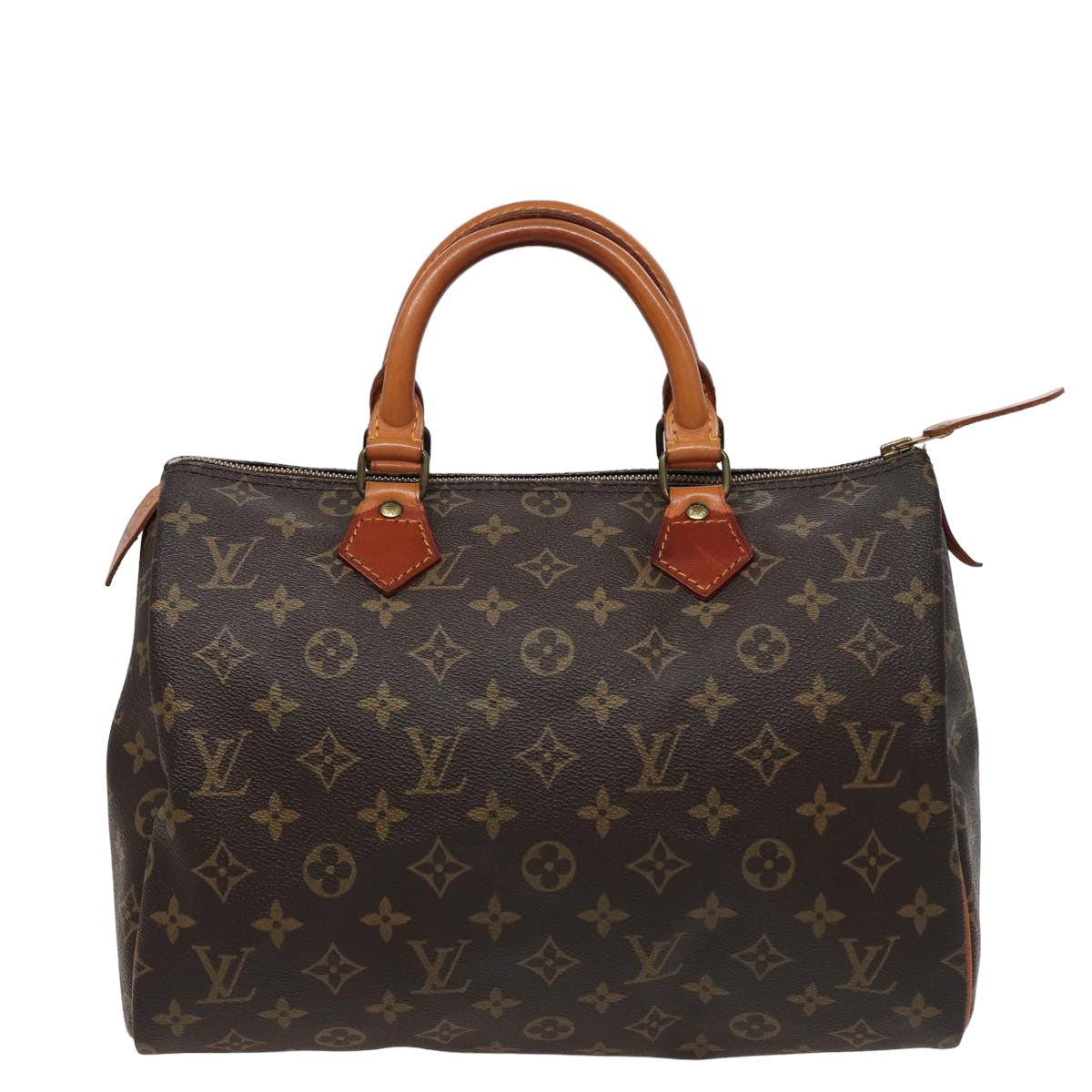 LOUIS VUITTON Monogram Speedy 30 Hand Bag M41526 LV Auth ar12005