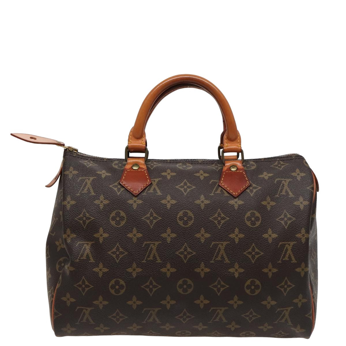 LOUIS VUITTON Monogram Speedy 30 Hand Bag M41526 LV Auth ar12005