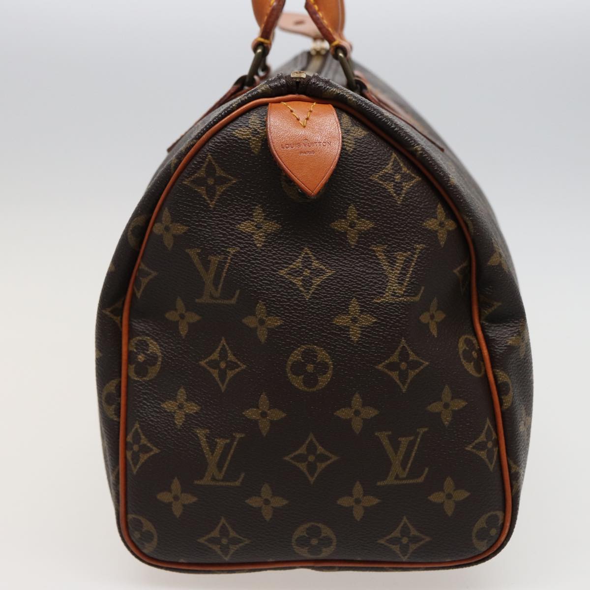 LOUIS VUITTON Monogram Speedy 30 Hand Bag M41526 LV Auth ar12005