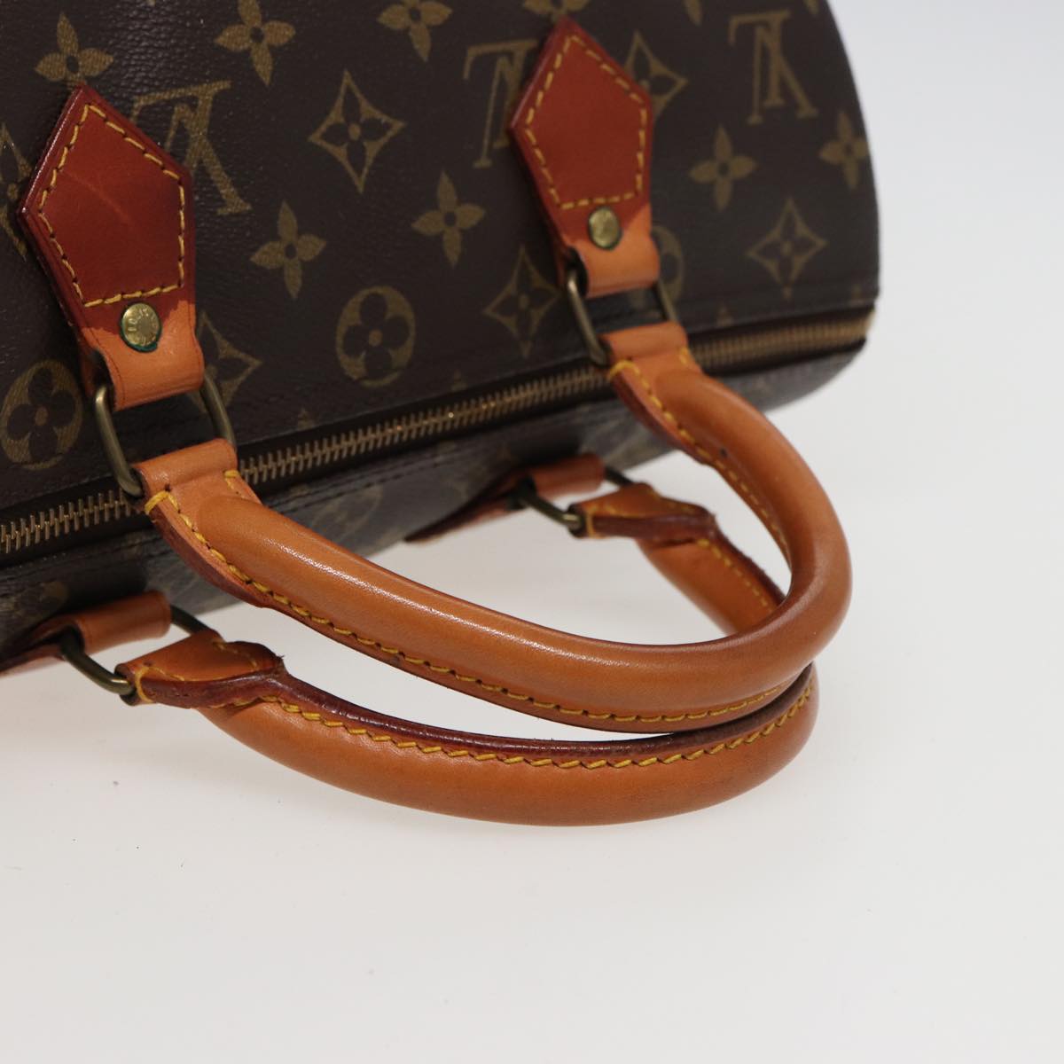 LOUIS VUITTON Monogram Speedy 30 Hand Bag M41526 LV Auth ar12005