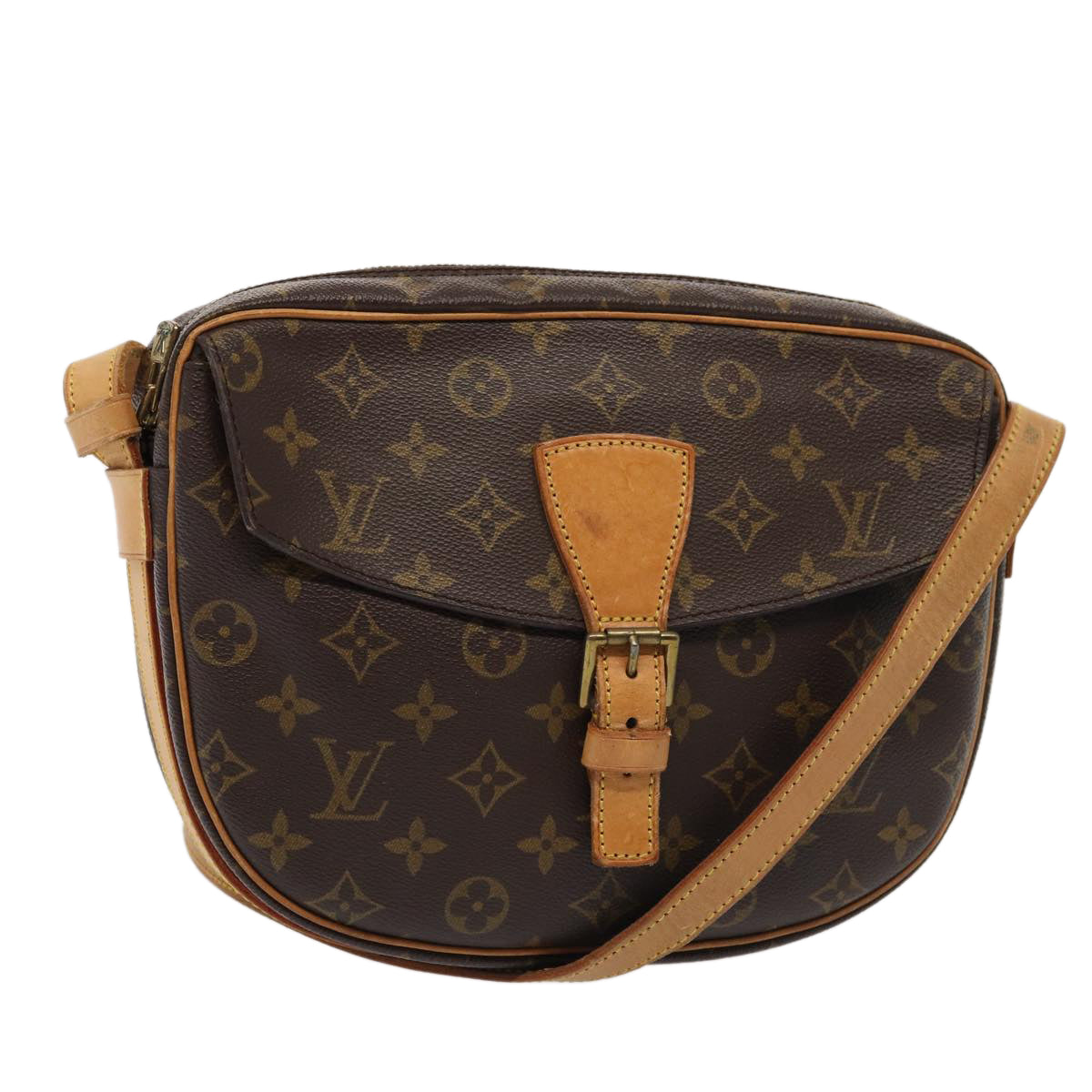 LOUIS VUITTON Monogram Jeune Fille GM Shoulder Bag M51225 LV Auth ar12022