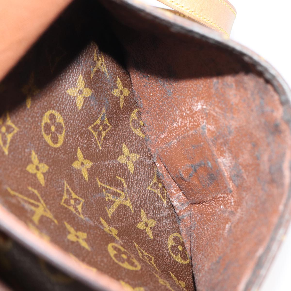 LOUIS VUITTON Monogram Jeune Fille GM Shoulder Bag M51225 LV Auth ar12022