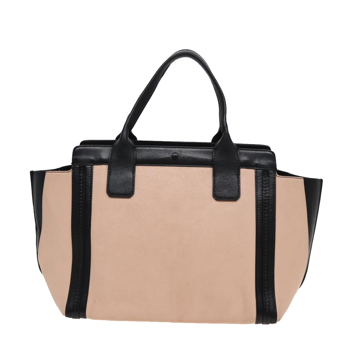 Chloe Tote Bag Leather Beige Auth ar12036 - 0