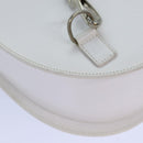 GUCCI Body Bag Leather White Auth ar12042-15