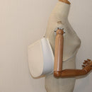 GUCCI Body Bag Leather White Auth ar12042-21