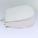 GUCCI Body Bag Leather White Auth ar12042-3