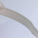 GUCCI Body Bag Leather White Auth ar12042-8