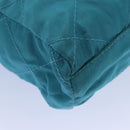 PRADA Chain Shoulder Bag Nylon Blue Auth ar12043-14