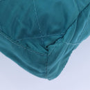 PRADA Chain Shoulder Bag Nylon Blue Auth ar12043-15
