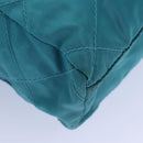 PRADA Chain Shoulder Bag Nylon Blue Auth ar12043-16