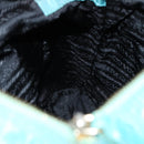 PRADA Chain Shoulder Bag Nylon Blue Auth ar12043-20