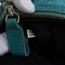 PRADA Chain Shoulder Bag Nylon Blue Auth ar12043-12