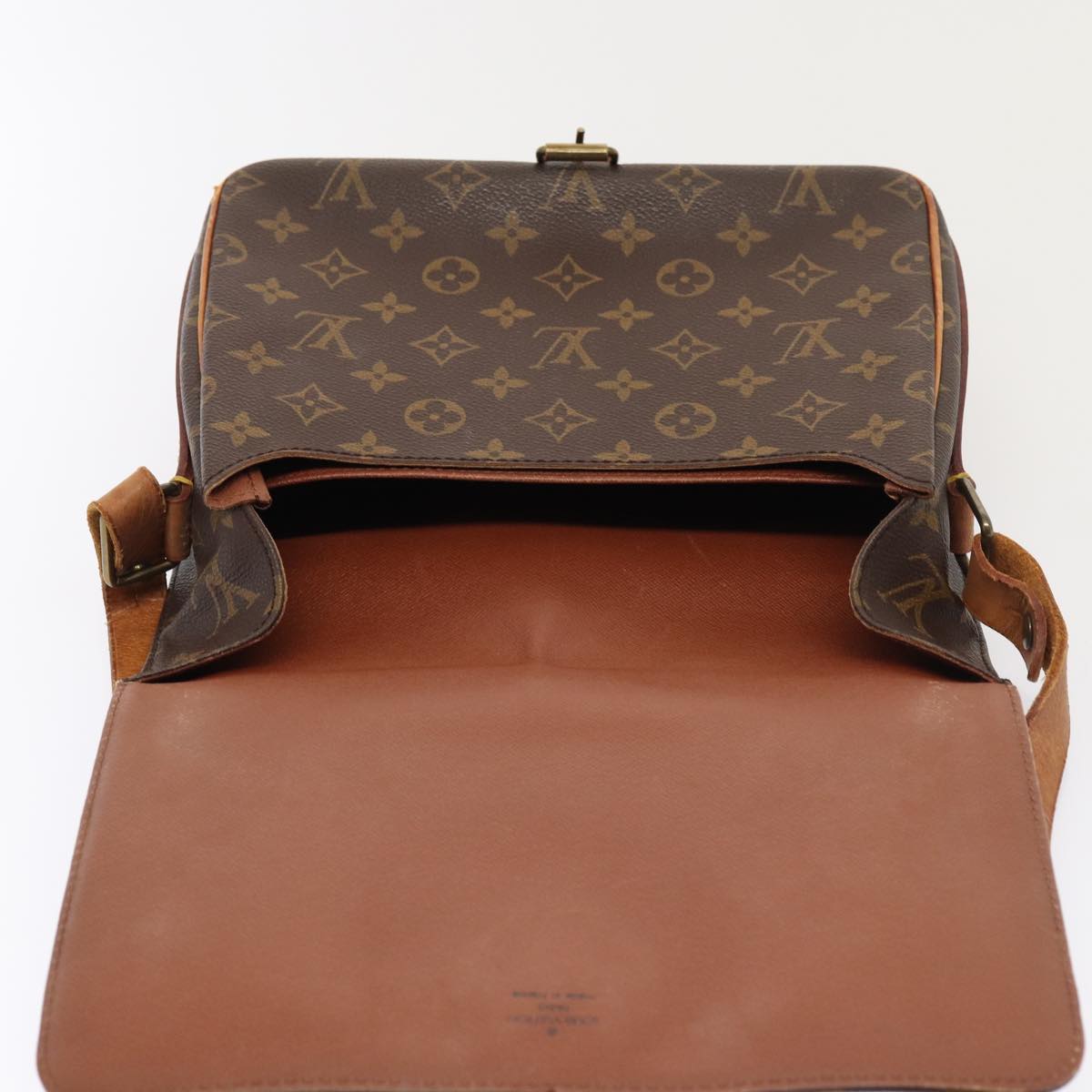 LOUIS VUITTON Monogram Cartouchiere GM Shoulder Bag M51252 LV Auth ar12056