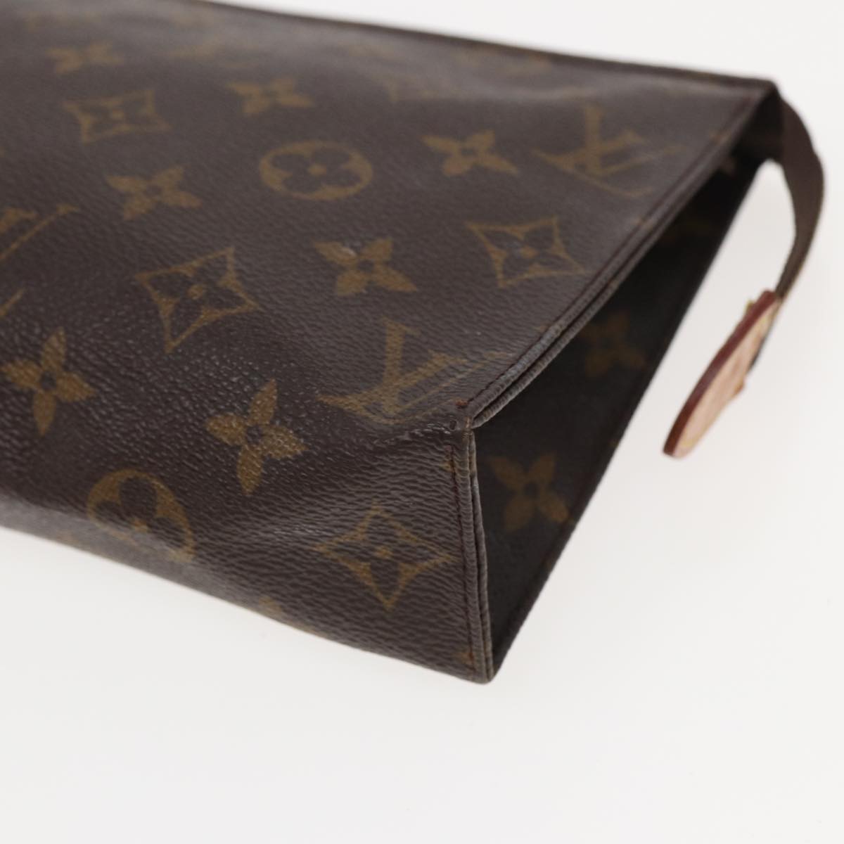 LOUIS VUITTON Monogram Poche Toilette 19 Pouch M47544 LV Auth ar12065