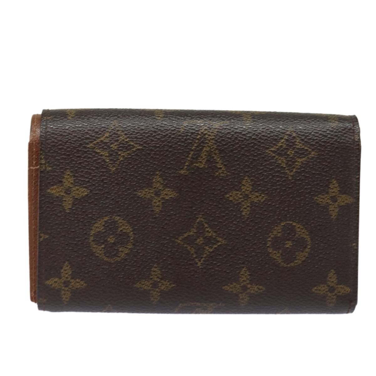 LOUIS VUITTON Monogram Porte Monnaie Billets Tresor Wallet M61730 Auth ar12066 - 0