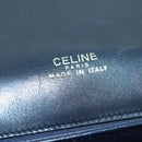 CELINE Shoulder Bag Leather Black Auth ar12071-17