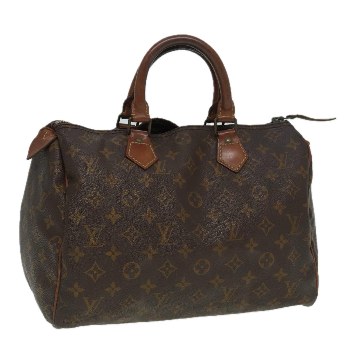 LOUIS VUITTON Monogram Speedy 30 Hand Bag Vintage M41526 LV Auth ar12081